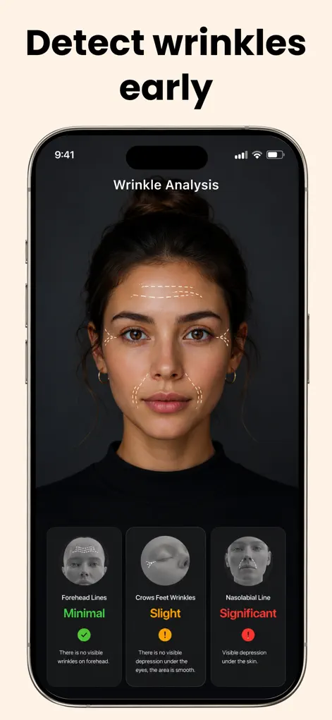 Personalized improvement advice with skincare and style categories
