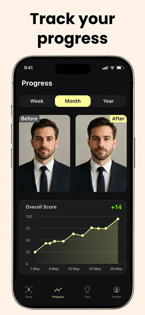 Facial exercises and improvement routines in LooksBoost AI